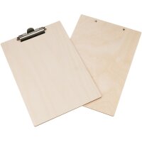 Wooden clipboard DIN A4 made of untreated birch