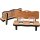 Oiled wooden schnapps bench with 2 schnapps glasses - without saying