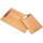 Holz Klemmbrett aus Lärche roh DIN A5 - Klammer Used look – Alt Messing -