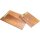 Holz Klemmbrett aus Lärche roh DIN A5 - Klammer Used look – Alt Messing -