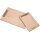 Holz Klemmbrett aus Lärche roh DIN A5 - Klammer Used look – Alt Messing -