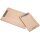 Holz Klemmbrett aus Lärche roh DIN A5 - Klammer Used look – Alt Messing -