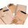 Holz Klemmbrett aus Lärche roh DIN A5 - Klammer Used look – Alt Messing -