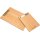 Holz Klemmbrett aus Lärche roh DIN A5 - Klammer Used look – Alt Messing -