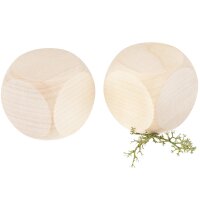 High-quality maple wood cube | Untreated 40mm