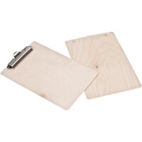 Holz Klemmbrett A5 Birke natur – stilvoll &...