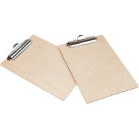Wooden clipboard DIN A5 made of untreated birch