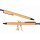 Beech wood ballpoint pen | Timeless design | 14cm x 0.8cm | Black set