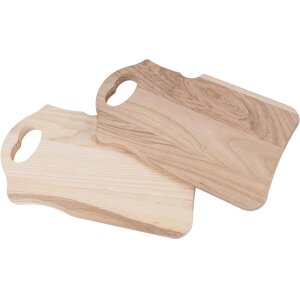 Ash Wood Knife Board with Heart Handle FSC® – 26 x 16 x 1.5 cm raw -