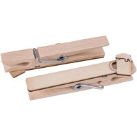 Wäscheklammer Glubbal mit Bierkrug Motiv Holzaufsatz