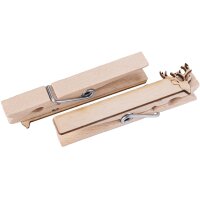 Wäscheklammer Glubbal mit Geweih Motiv Holzaufsatz