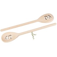 Wooden Cooking Spoon Oval – 30 cm – Beech...
