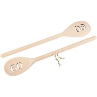 Holz Kochlöffel oval aus Buche - 30 cm -...
