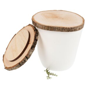 Beer mat with alder bark 9-11 cm - Natural and unique