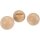 Wooden hand flatterer ball 40mm made of solid beech