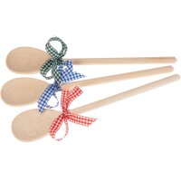 Holz Kochlöffel aus Buchenholz - ovale Laffe - 30 cm...
