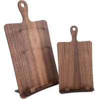Holz Buchhalter, Kochbuchständer und Tablett Halter...