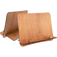 Holz Buchhalter / Kochbuchständer / Tablett Halter -...