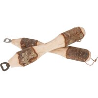 XL Flaschenöffner Knüppel aus Gedrechselter...