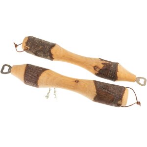 XXL Bottle Opener Oiled Beech with Bark – ca. 43 cm