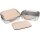 Wasserdichte Edelstahl Lunchbox 1200ml mit FSC® Buche Holzbrett 5mm