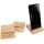 Smartphone- und Tablet-Halter aus geölter Buche mit 7 / 10 mm Nut