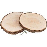Alder Wood Slice round 28–32 cm 3 cm thick – untreated oiled or lacquered raw
