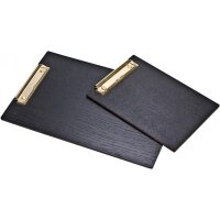 Wooden clipboard made of oak FSC® stained black