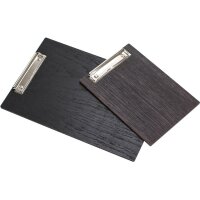 Wooden clipboard made of oak FSC® stained black
