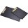Wooden clipboard made of oak FSC® stained black