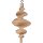 Natürliches Windspiel aus Fichtenholz - Handgefertigte Holzspirale für den Garten