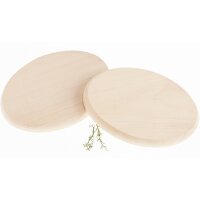 Oval doorplate made of maple wood - 16 x 11.5 x 1.5 cm