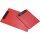Wooden clipboard made of oak FSC® stained red