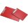 Wooden clipboard made of oak FSC® stained red