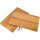 Oiled oak chopping board - 30 x 18 x 1.5 cm