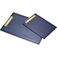 Wooden clipboard made of oak FSC® stained blue
