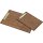 Wooden clipboard made of oak FSC® stained walnut