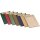 Wooden clipboard made of oak FSC® stained walnut