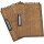 Wooden clipboard made of oak FSC® stained walnut