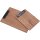 Wooden clipboard made of oak FSC® stained walnut