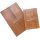 Wooden clipboard made of oak FSC® stained walnut