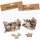 Driftwood stars | pack of 20 - Rustic decoration