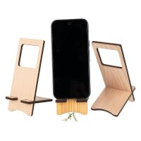 Sustainable wooden smartphone holder | For standing or...
