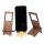 Nachhaltiger Holz Smartphone-Halter | Zum Stellen oder Hängen aus Nussbaum geölt