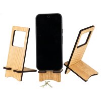 Sustainable wooden smartphone holder | For standing or...