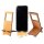 Nachhaltiger Holz Smartphone-Halter | Zum Stellen oder Hängen aus Kirsche geölt