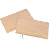 Rectangular cherry wood chopping board 26x15x1 cm -...