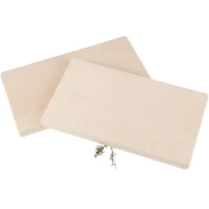 Rectangular chopping board made of FSC® maple wood 26 x 15 x 1.5 cm