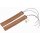 Walnut bookmark with leather strap | 150x25mm - for book lovers