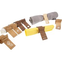 Elegante Serviettenringe aus Holzfurnier - stilvolle...